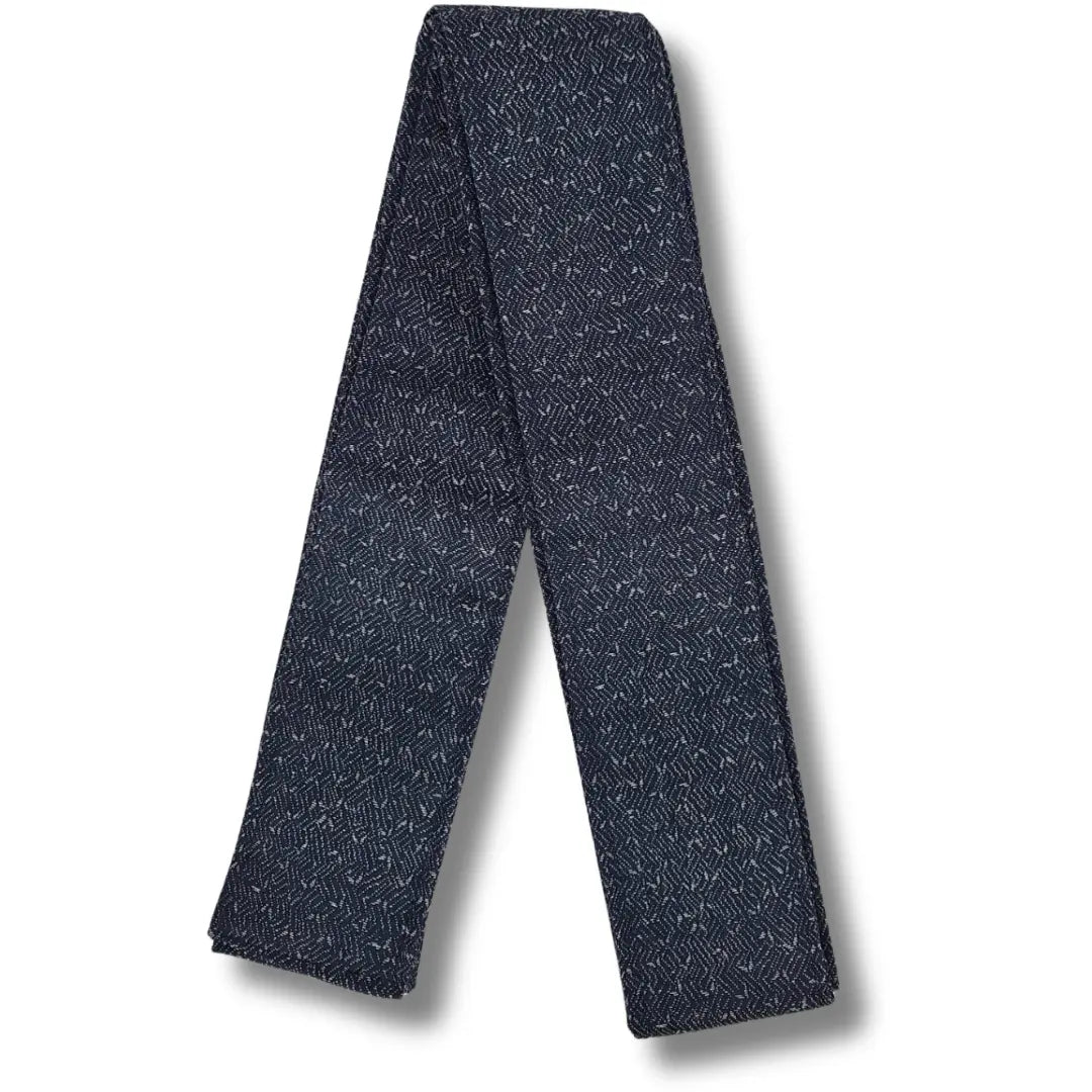 Vintage Kaku Obi – Blau gemustert