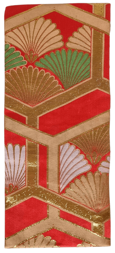 Vintage Kinder Obi gold orange