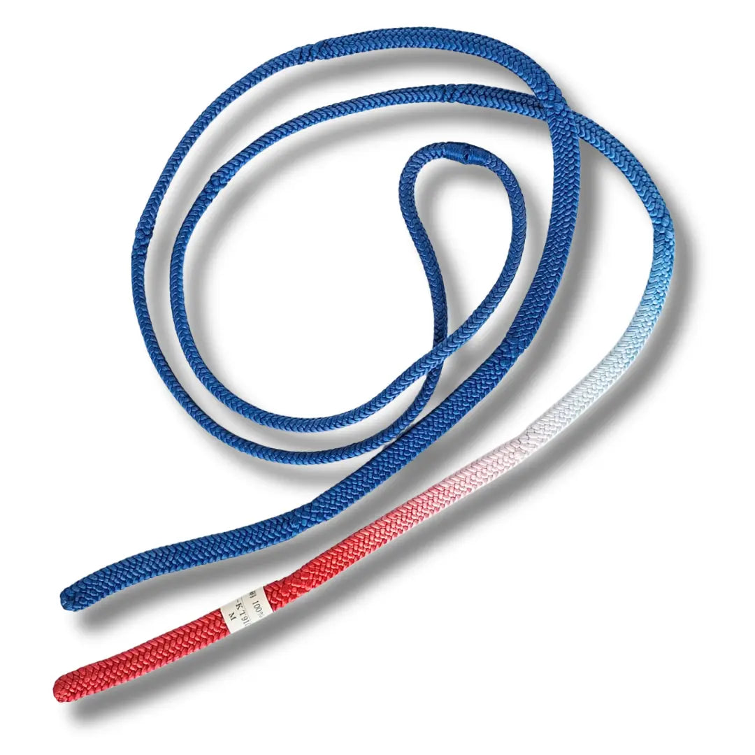 Vintage Obijime rot blau (ungetragen)