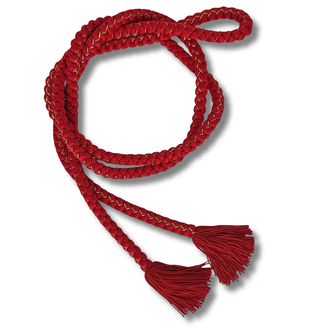 Vintage Obijime rot gold aus Japan