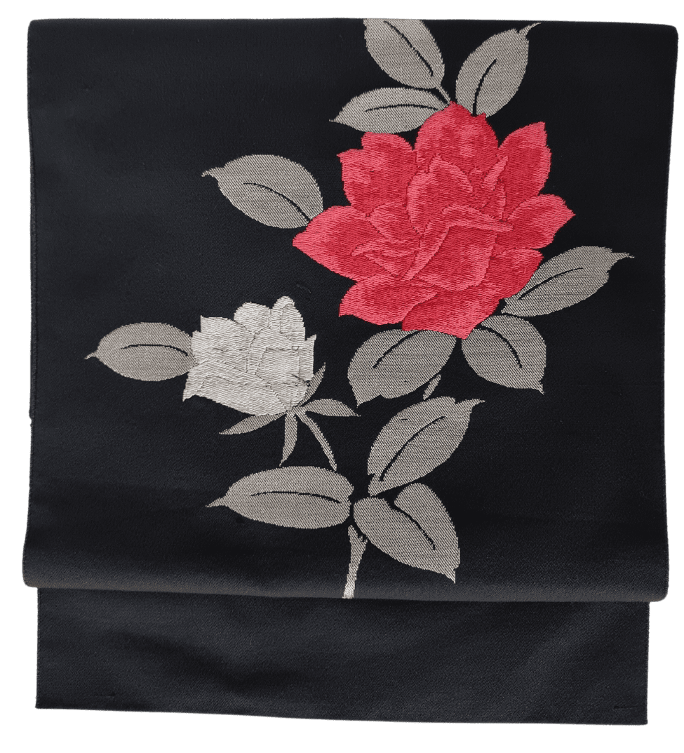 Vintage Taiko Musubi Obi Set Rose