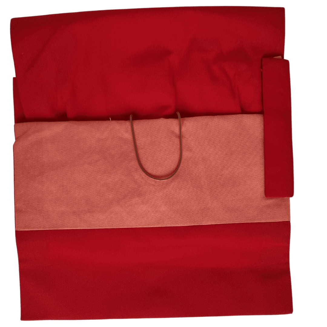 Vintage Taiko Musubi Obi Set rot