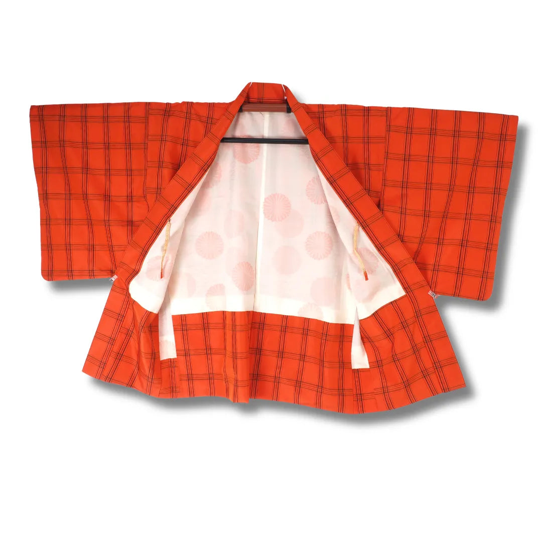 Geöffnete Vorderansicht des Vintage Haoir inkl. Haori Himo