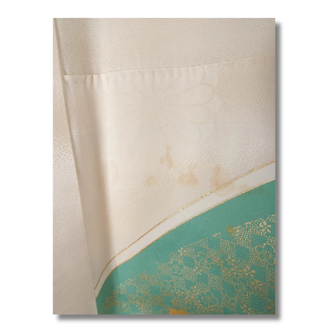 Detailansicht Saum mit Farbverlauf