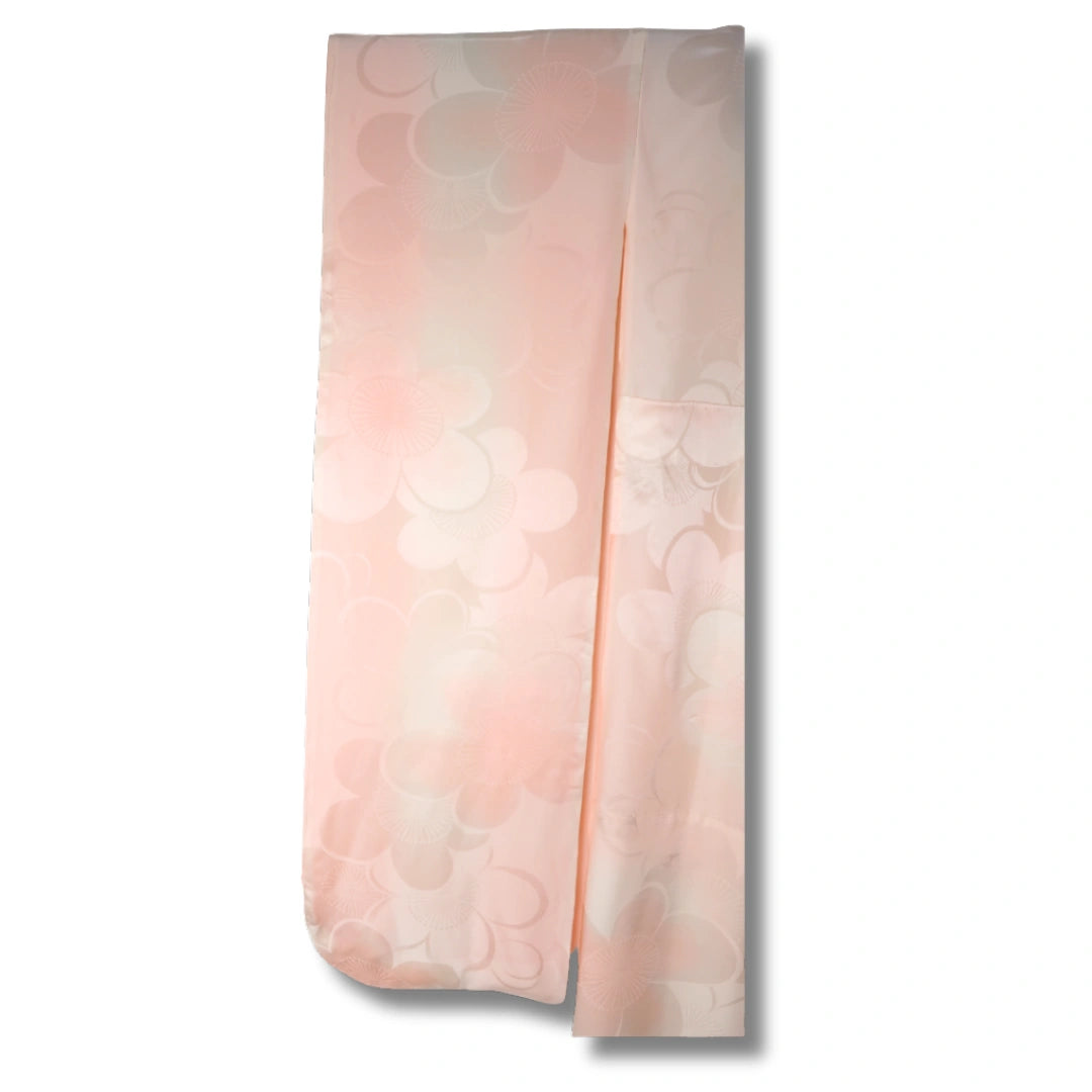 Vintage Furisode Juban Damen rosa mit Blumen