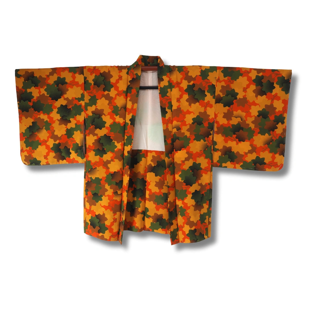 Vintage Damen Haori mit Ahornblättern