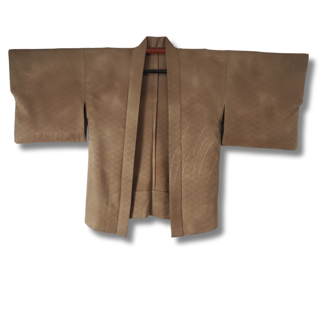 Vintage Damen Haori in Gold inkl. Haori Himo