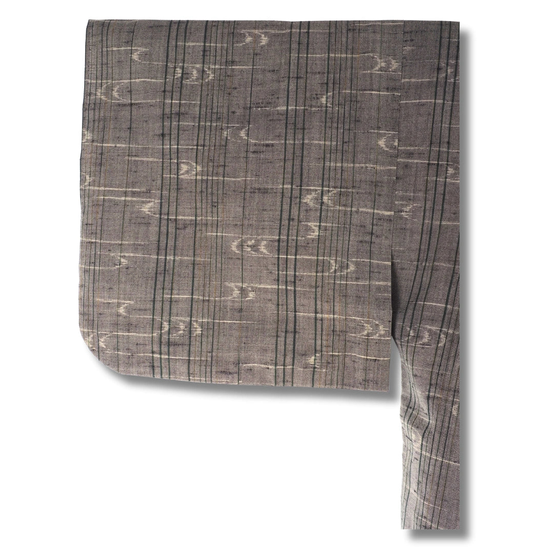 Vintage Damen Haori grau-grün kariert
