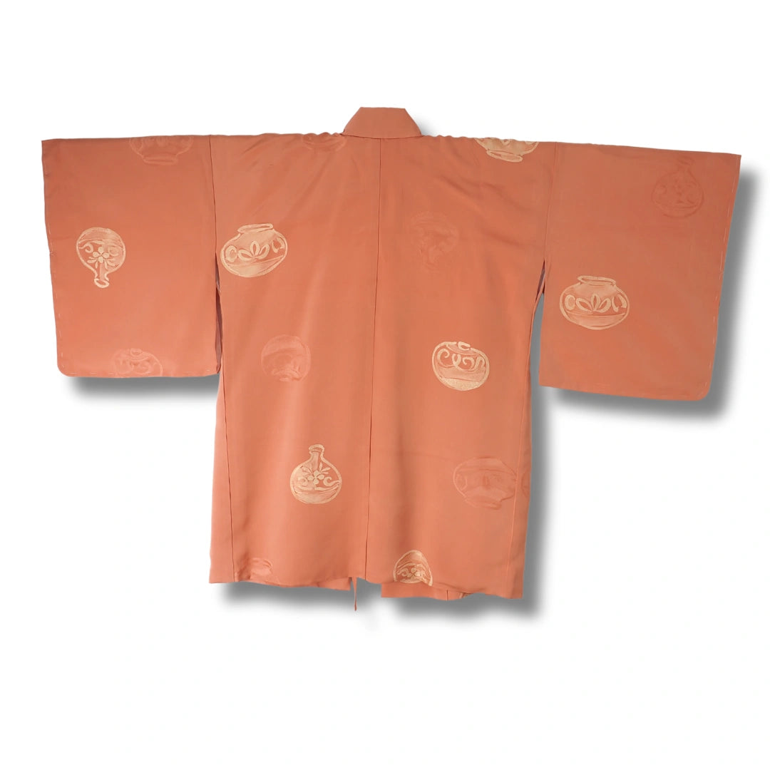 Vintage Damen Haori in Orange 