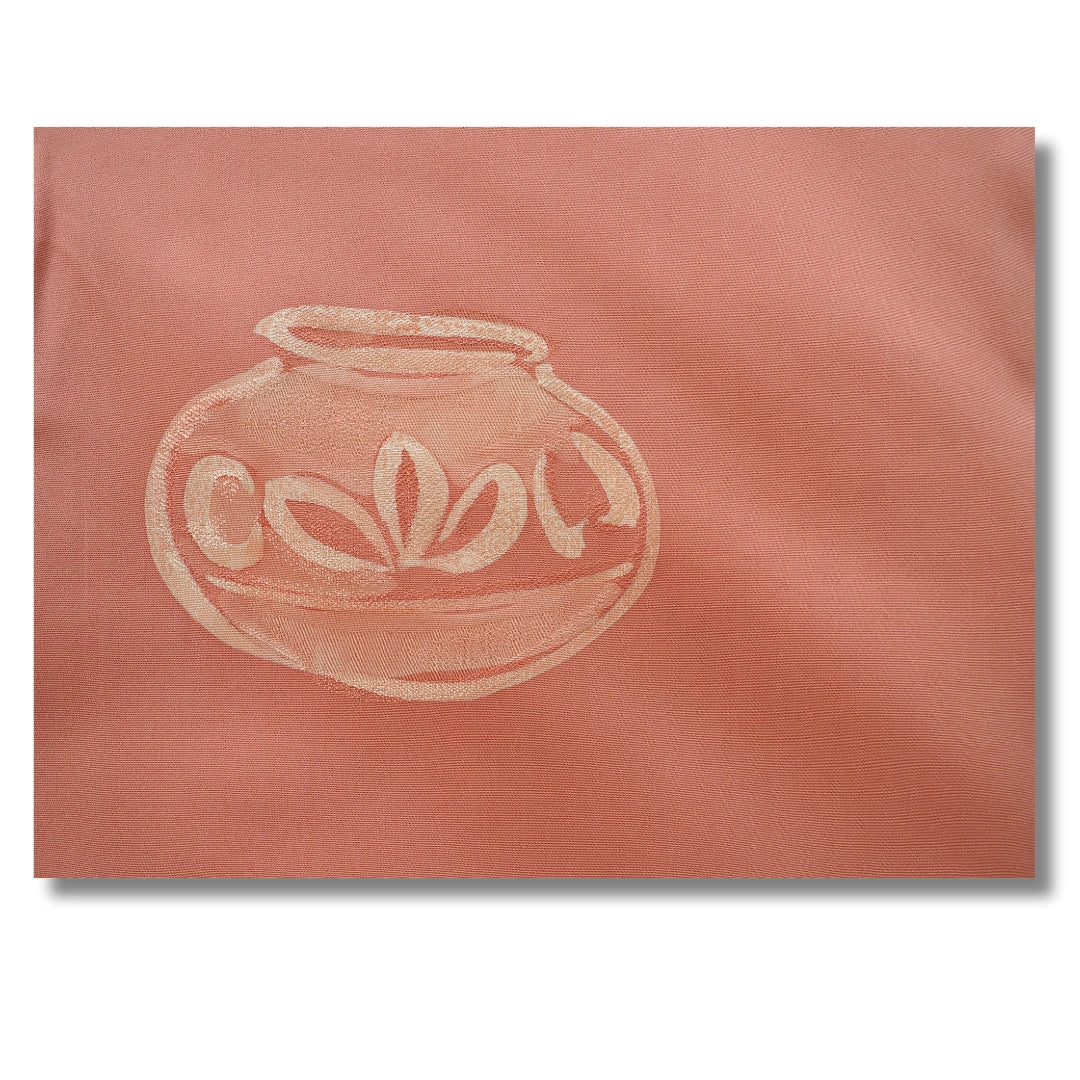 Vintage Damen Haori in Orange 
