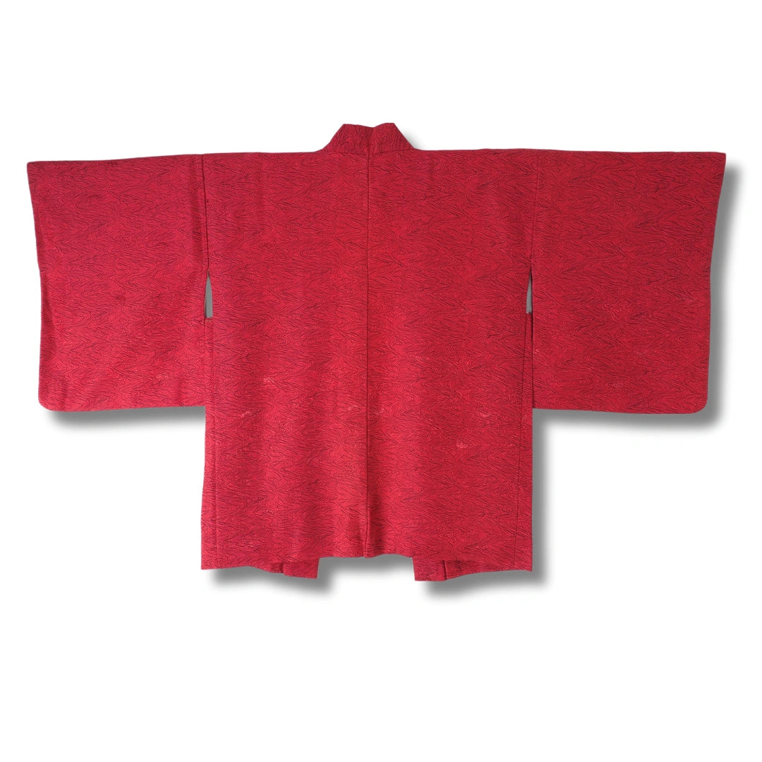 Vintage Damen Haori pink mit Streifen
