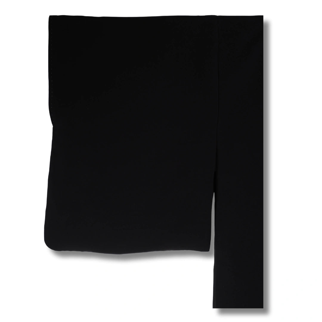 Vintage Damen Haori schwarz mit Trommelmuster + Haori Himo
