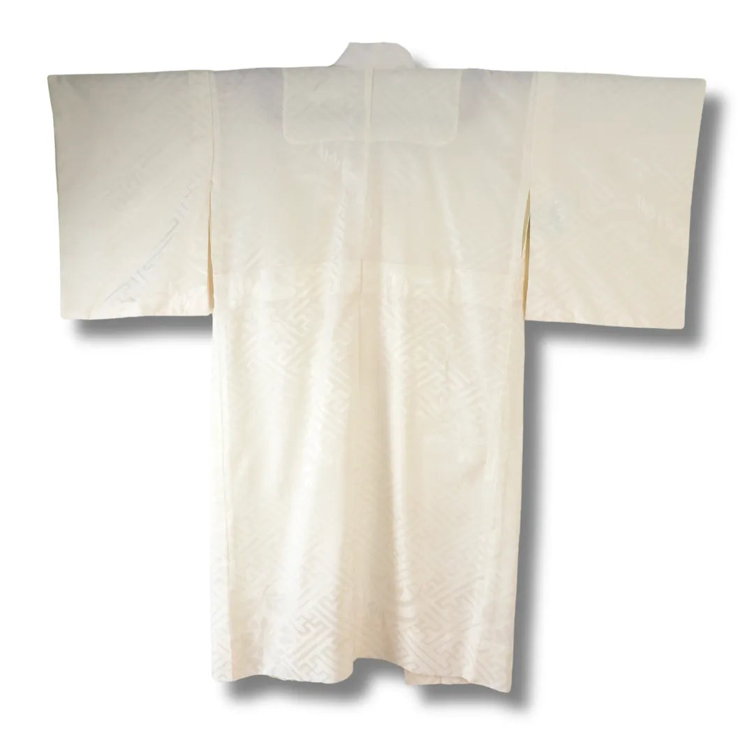 Vintage Damen Juban creme Rückansicht