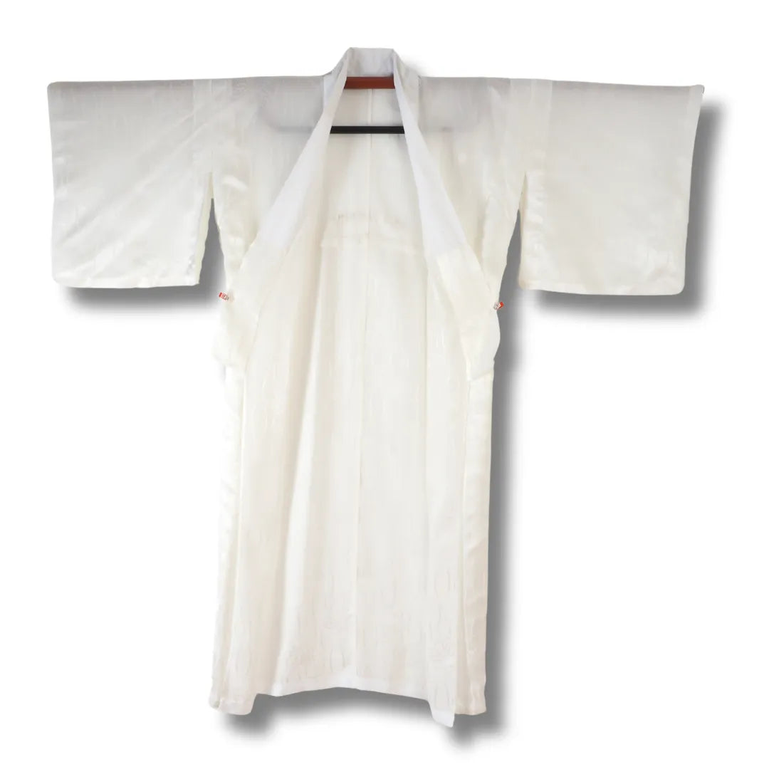 Vintage Damen Juban in creme geöffnet Vorderansicht