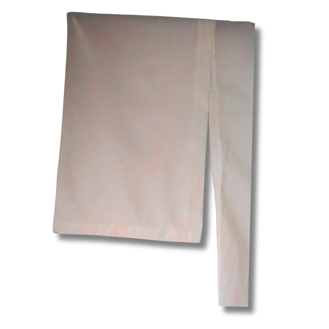 Ärmelansicht des creme-rosa Vintage Juban aus Japan