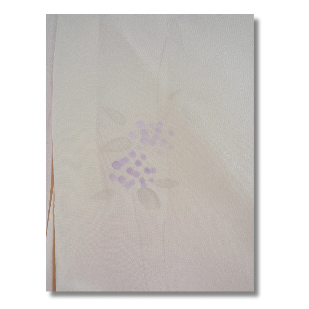 Vintage Damen Juban hellrosa mit Blumen