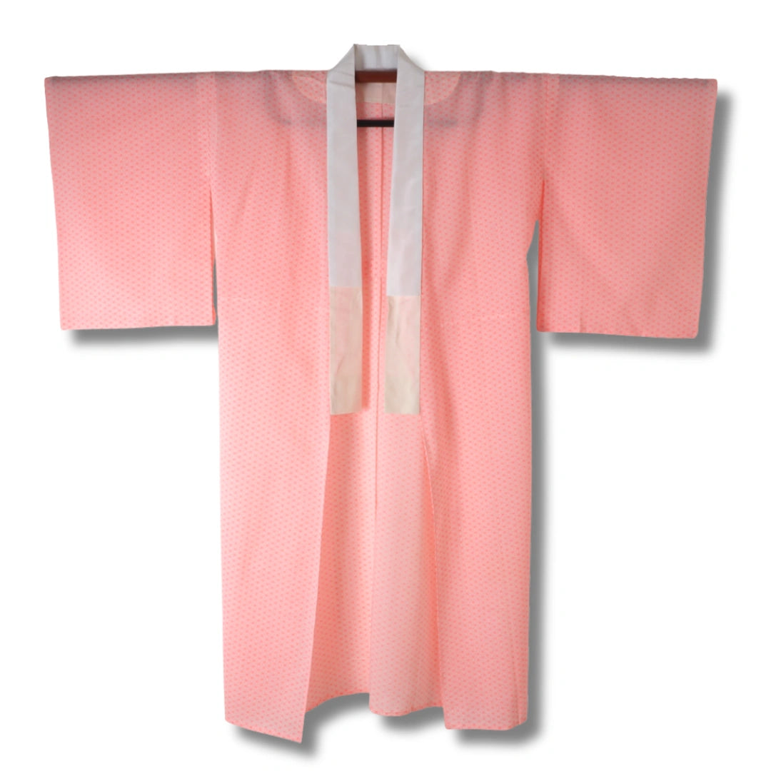Vintage Damen Juban pink mit Asanoha-Muster