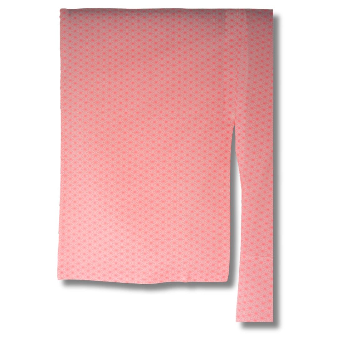 Vintage Damen Juban pink mit Asanoha-Muster