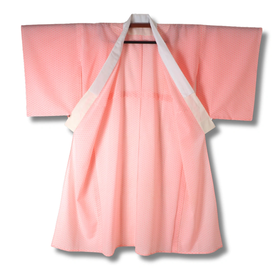 Vintage Damen Juban pink mit Asanoha-Muster