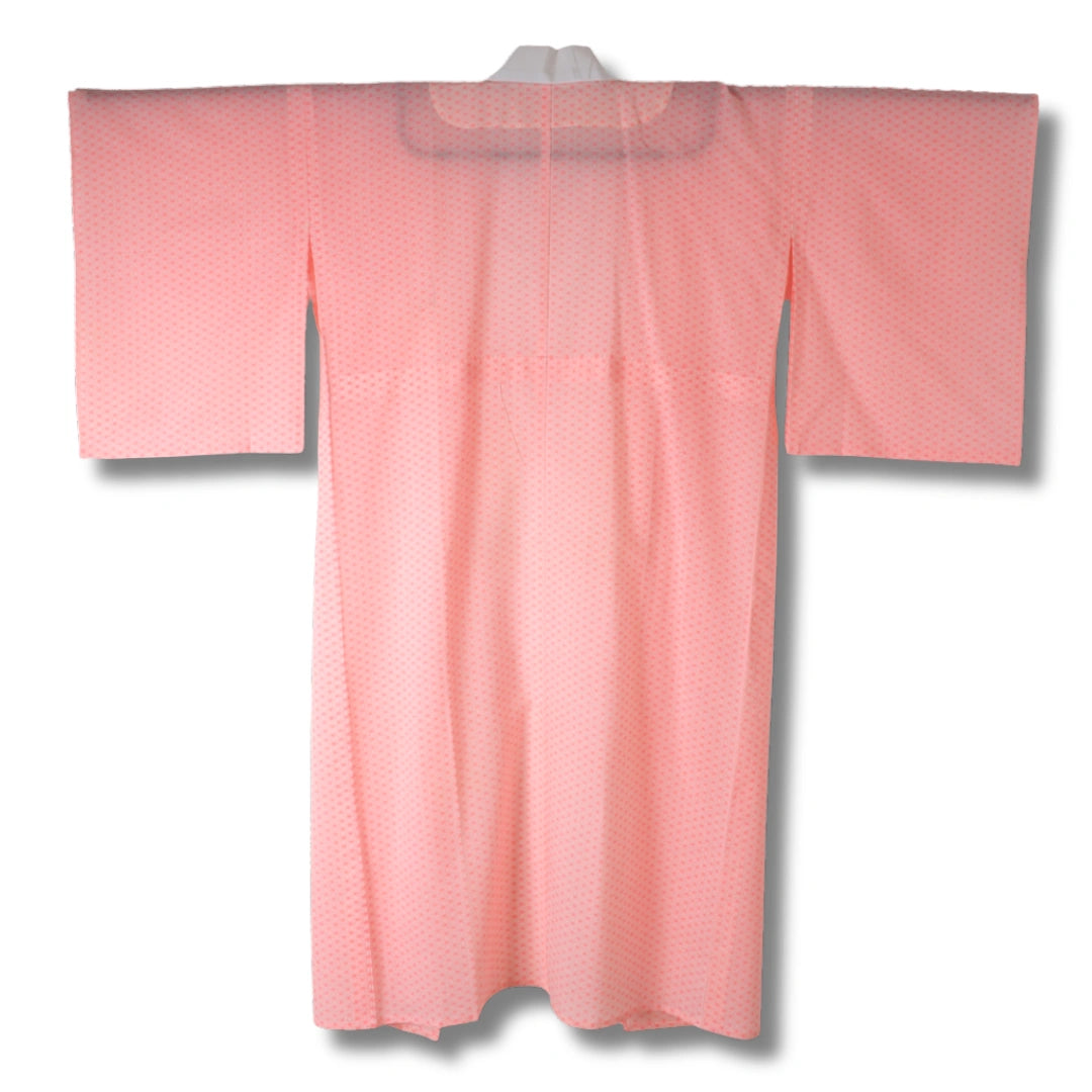 Vintage Damen Juban pink mit Asanoha-Muster