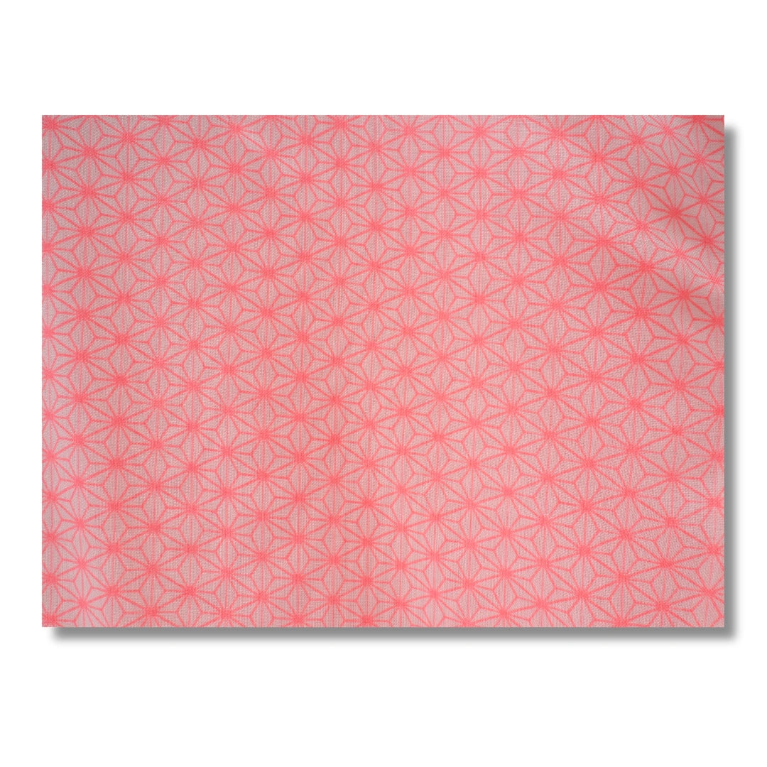 Vintage Damen Juban pink mit Asanoha-Muster
