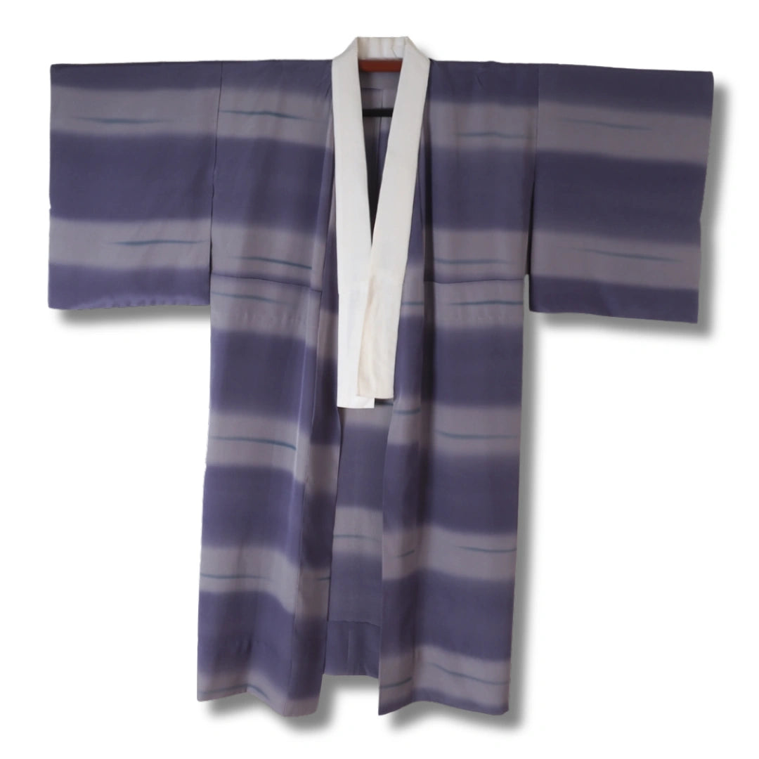 Vintage Juban lila gestreift 