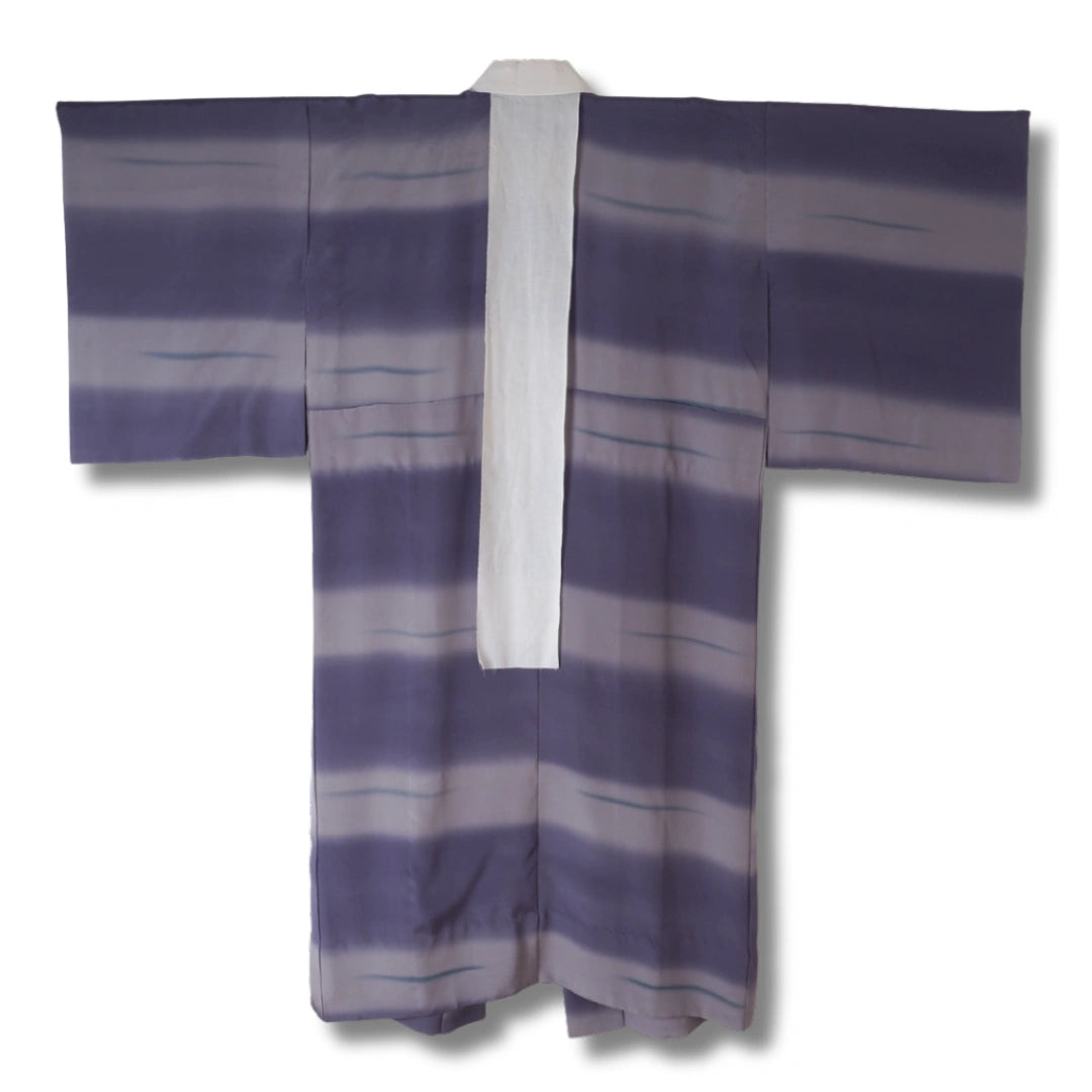 Vintage Juban lila gestreift 
