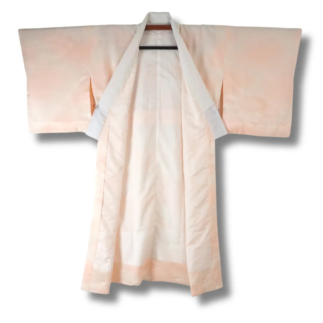 Vintage Damen Juban rosa geöffnet Vorderansicht