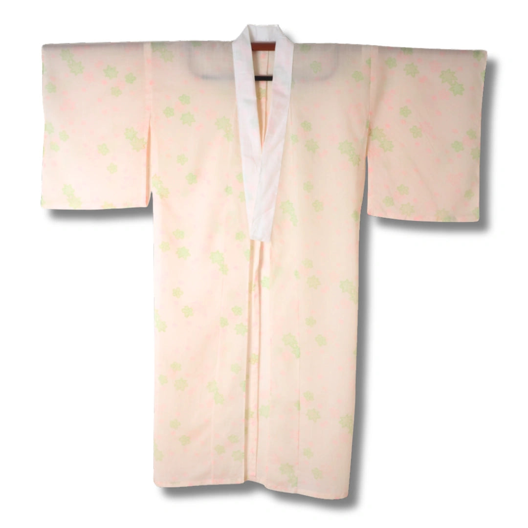 Vintage Damen Juban rosa mit Blumen