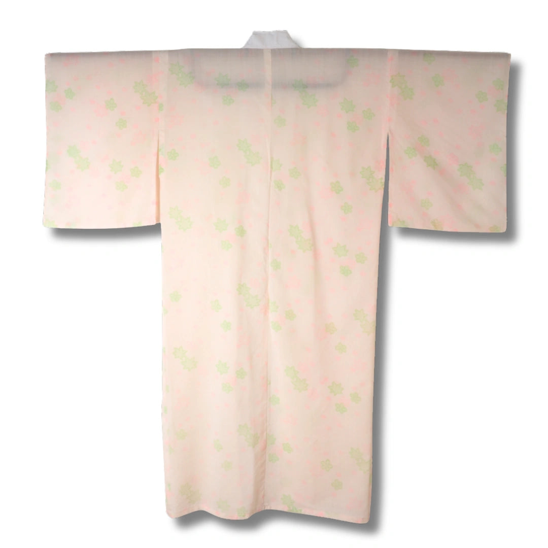 Vintage Damen Juban rosa mit Blumen