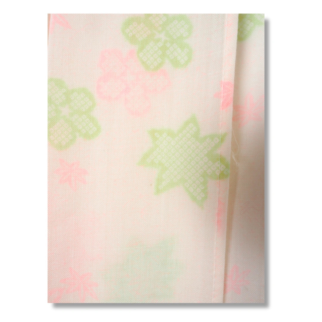 Vintage Damen Juban rosa mit Blumen