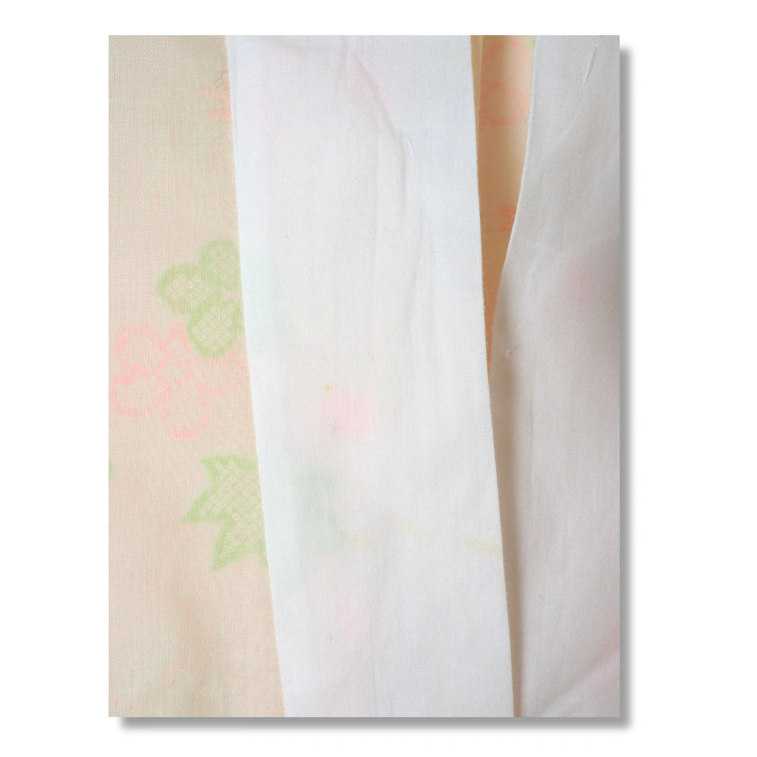 Vintage Damen Juban rosa mit Blumen