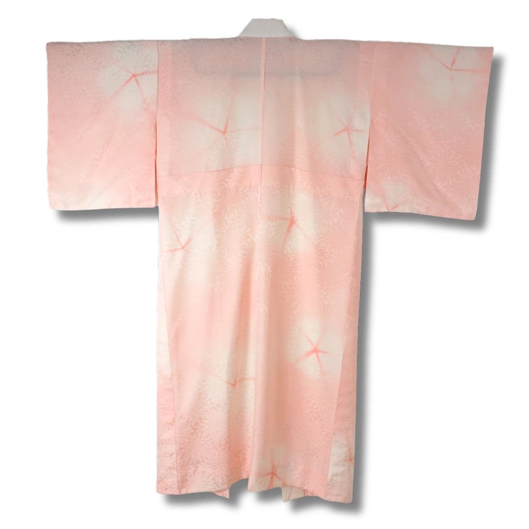 Vintage Damen Juban weiß rosa Batik