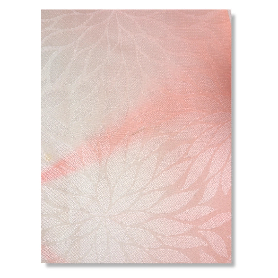 Vintage Damen Juban weiß rosa Batik