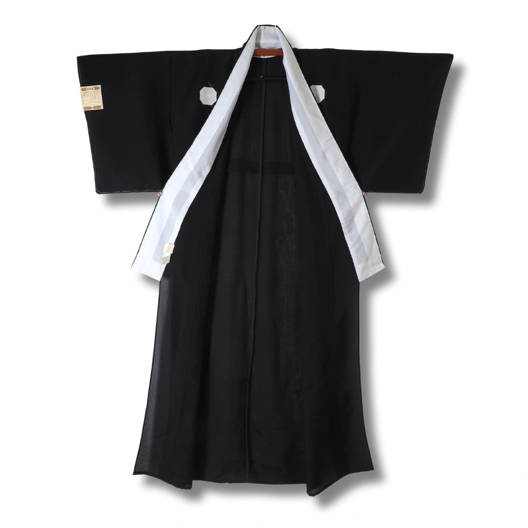 Ungetragener Sommer Mofuku Damen Kimono mit 5 Kamon