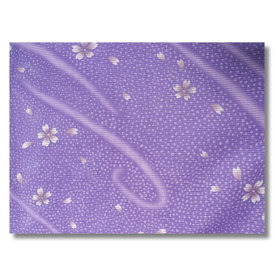 Detail des floralen Musters eines Sommer Kimono