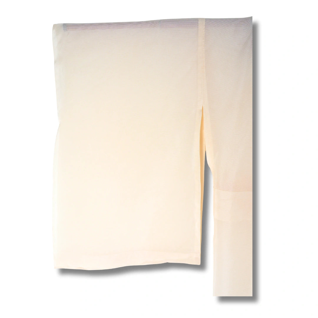 Vintage Damen Naga-Juban creme transparent