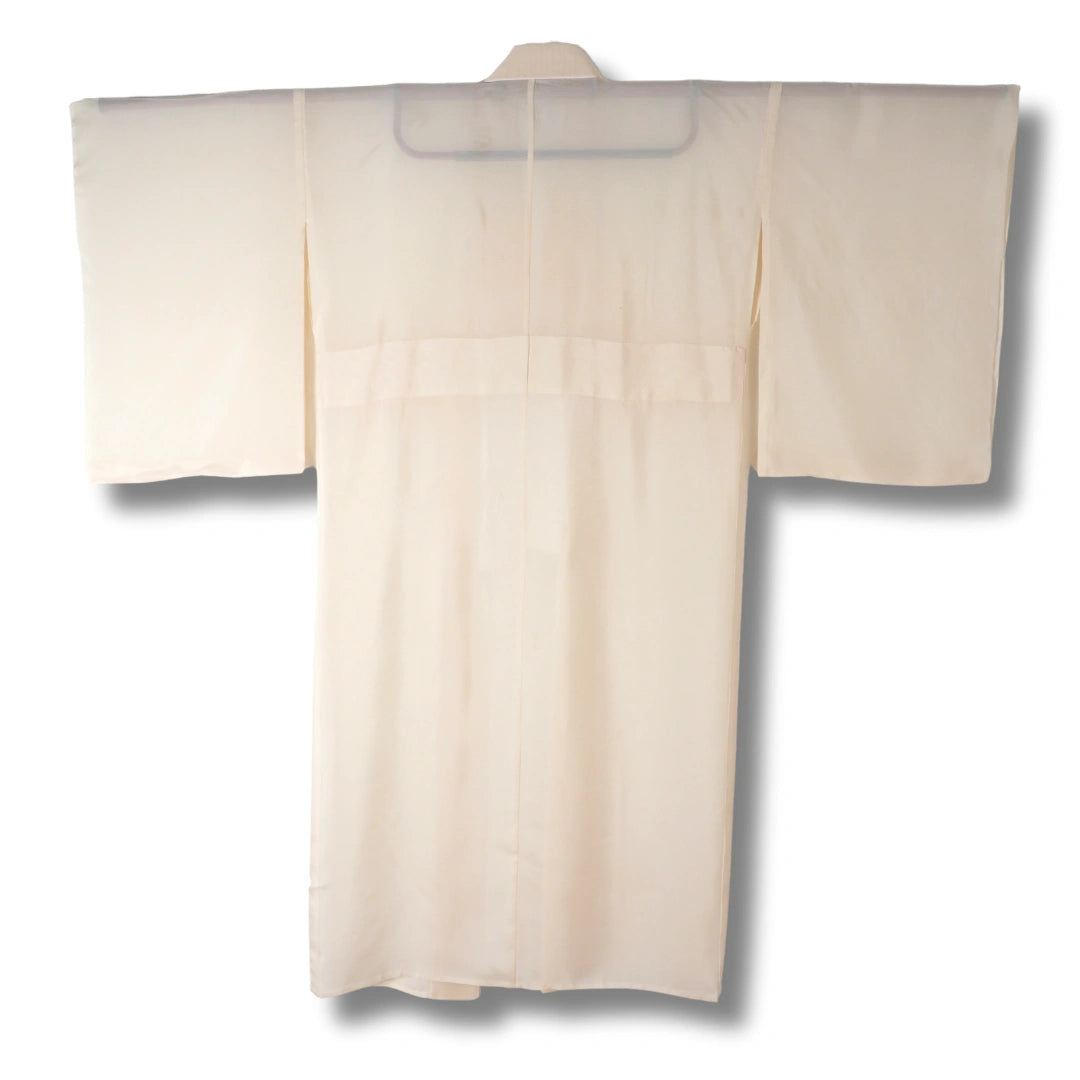 Vintage Damen Naga-Juban creme transparent