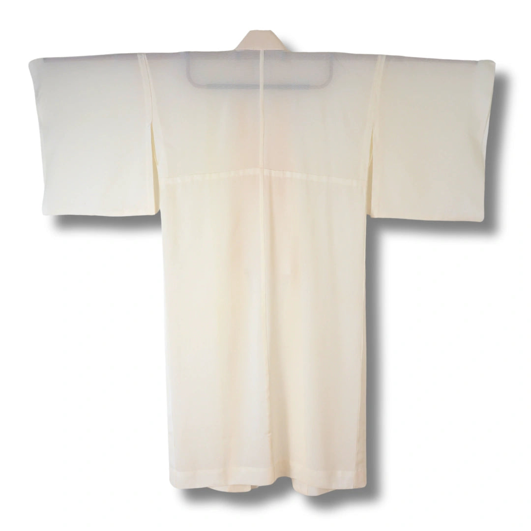 Vintage Damen Naga-Juban creme gestreift