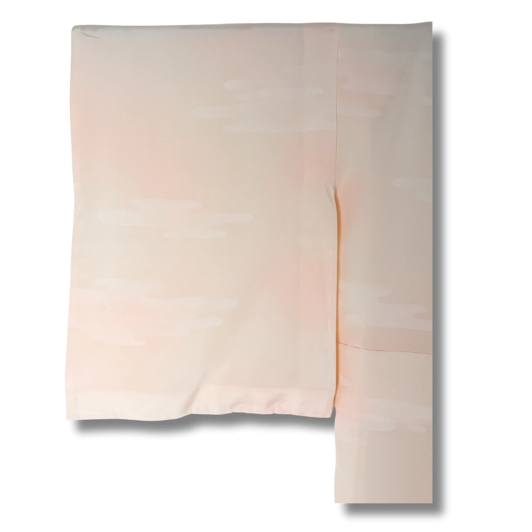 Vintage Damen Naga Juban – Creme & Rosa