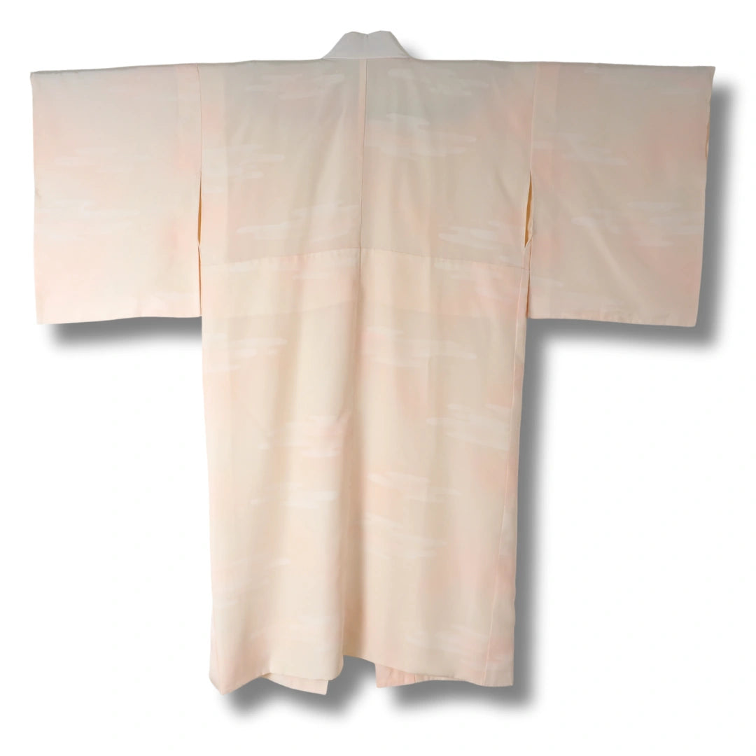 Vintage Damen Naga Juban – Creme & Rosa