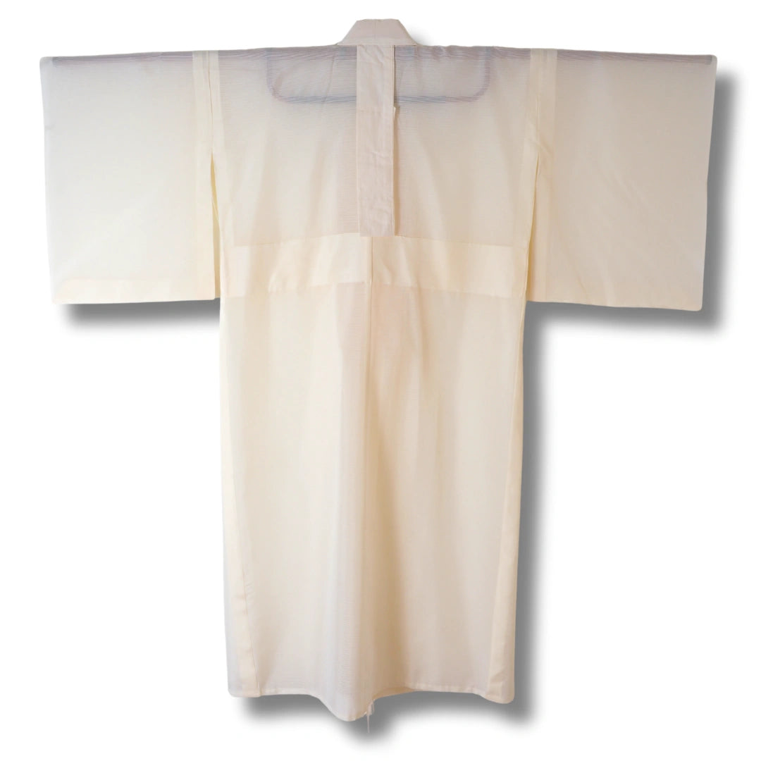 Vintage Damen Naga-Juban Elfenbein transparent
