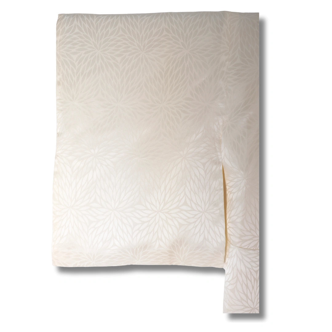 Vintage Damen Juban – Creme mit feinem Blumenmuster