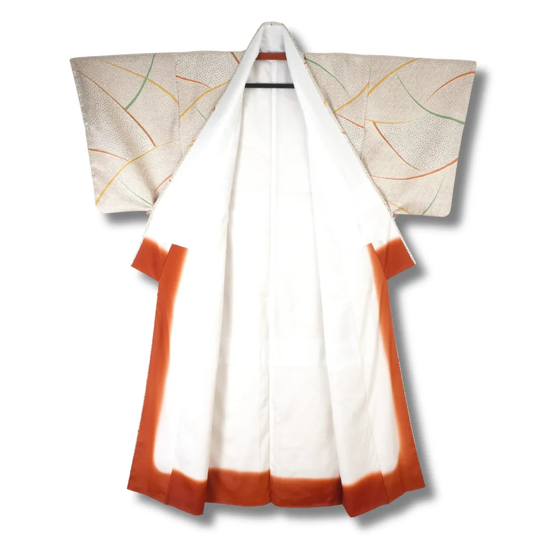 Innenansicht Kimono mit hellem Futter