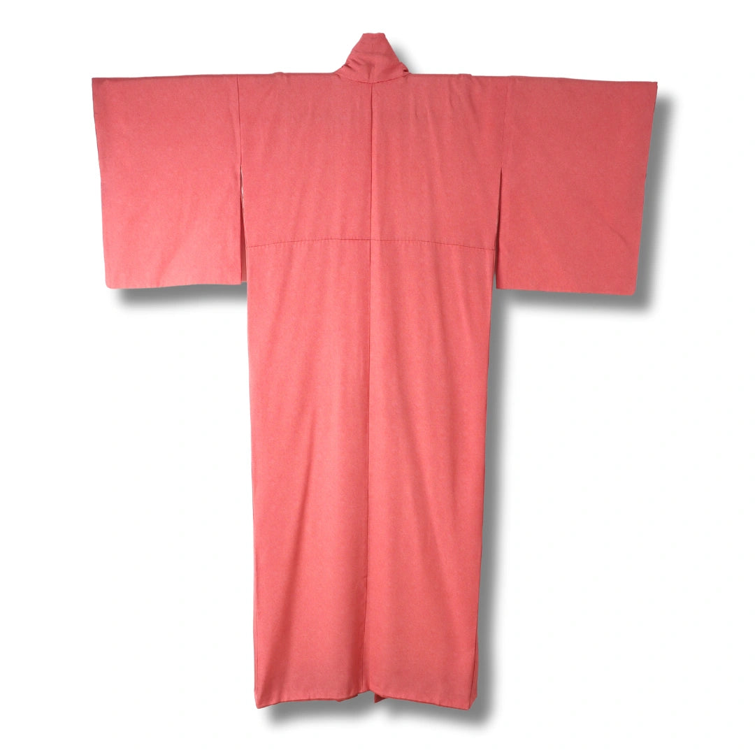 Vintage Damen Iromuji Kimono Dunkelrosa