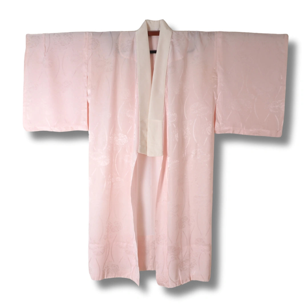 Vintage Damen Naga Juban – Rosa mit Blumen