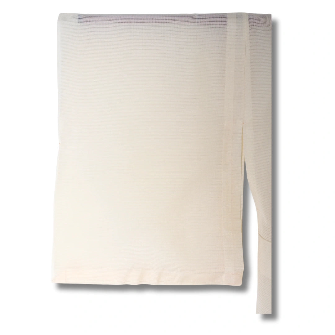 Vintage Damen Naga Juban – Beige mit feinen Streifen