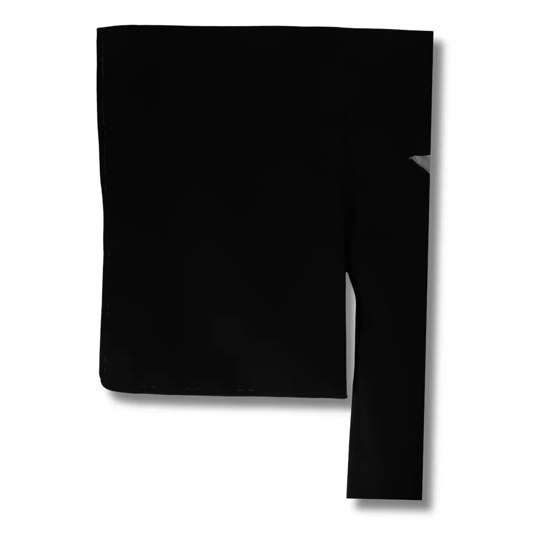 Ärmelansicht des schwarzen japanischen Mofuku Kimono
