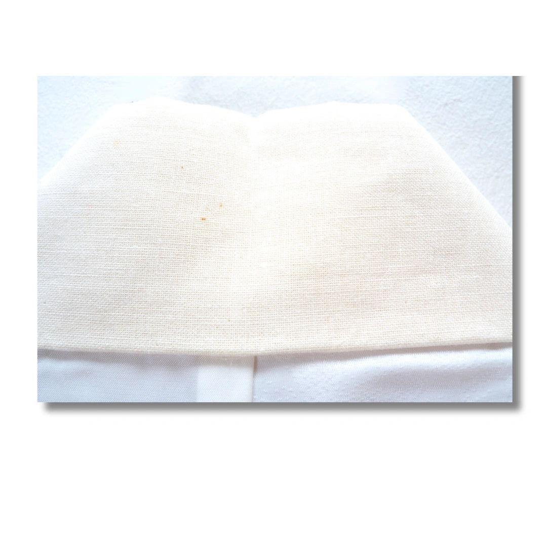 Vintage Damen Naga-Juban creme mit verschiedenen Blumen