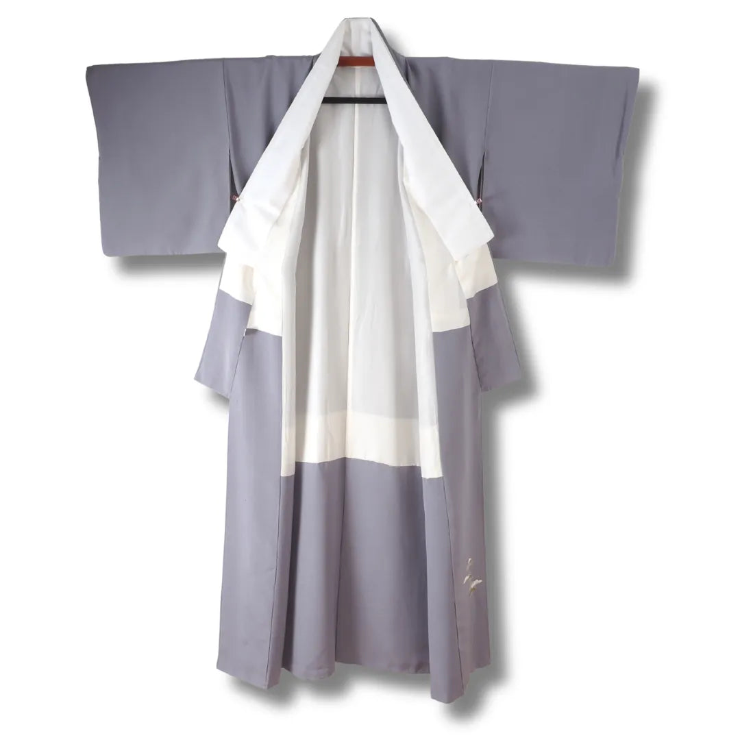 Kimono Innenansicht mit weißem Futter 